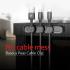 Baseus Magnetic Cable Management Cord organizer Peas - Black